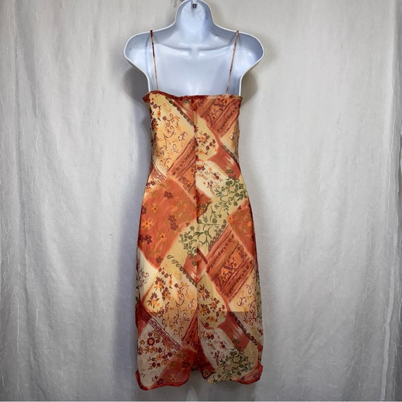 Vintage Forever 21 Floral Spaghetti Strap Dress size Small - Picture 4 of 5